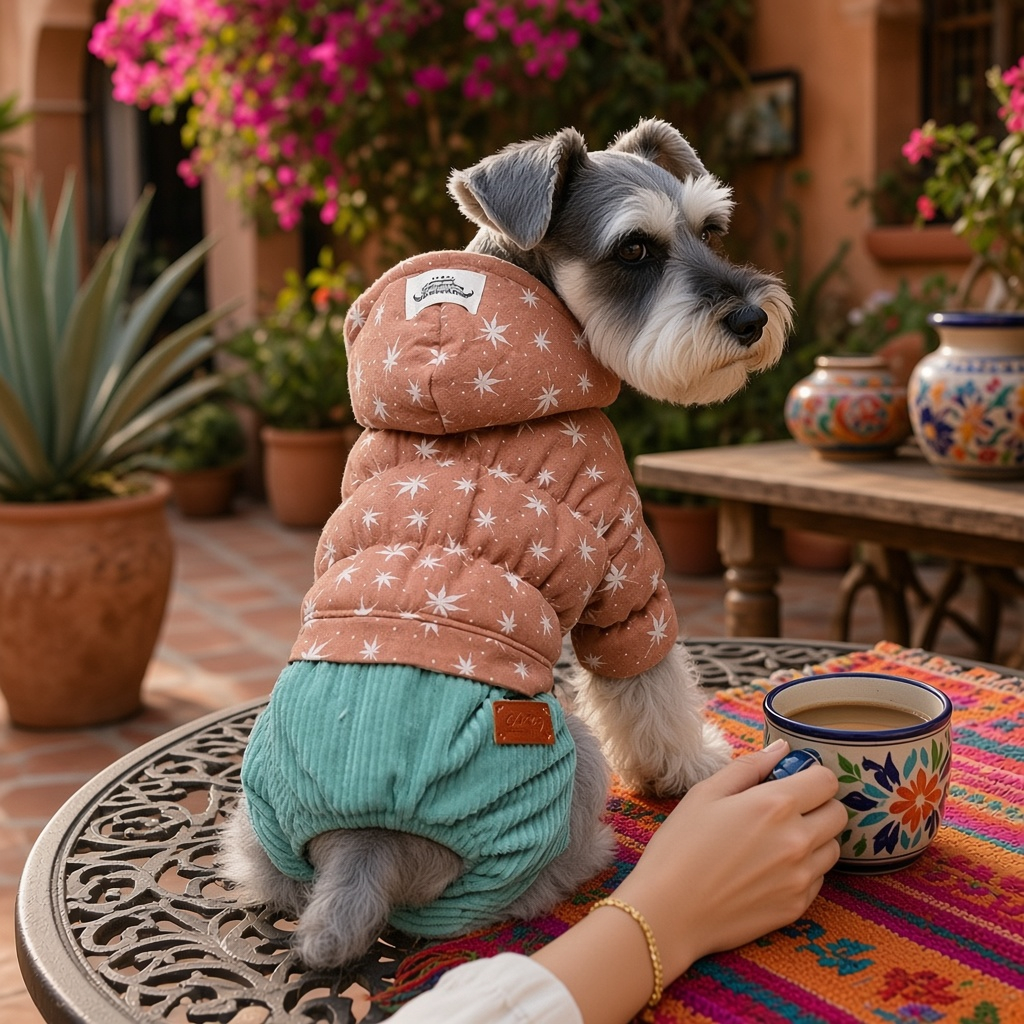 Chamarra acolchada para perro de invierno