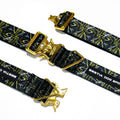 Collar Bestia GripPro Sport estampado dorado para perros - diseño atlético premium - MITZON