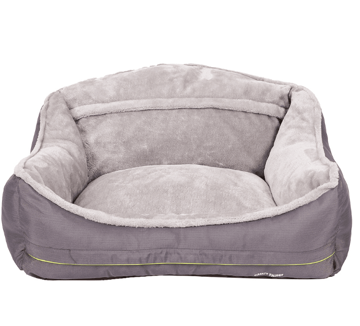 Sofá cama de poliéster lujoso para perros MITZON - Pet Haven suave y premium