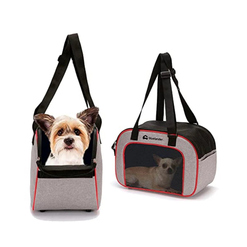 Mochila transportadora para perro pequeño pliable, idéale pour les voyages avec des petits chiens.