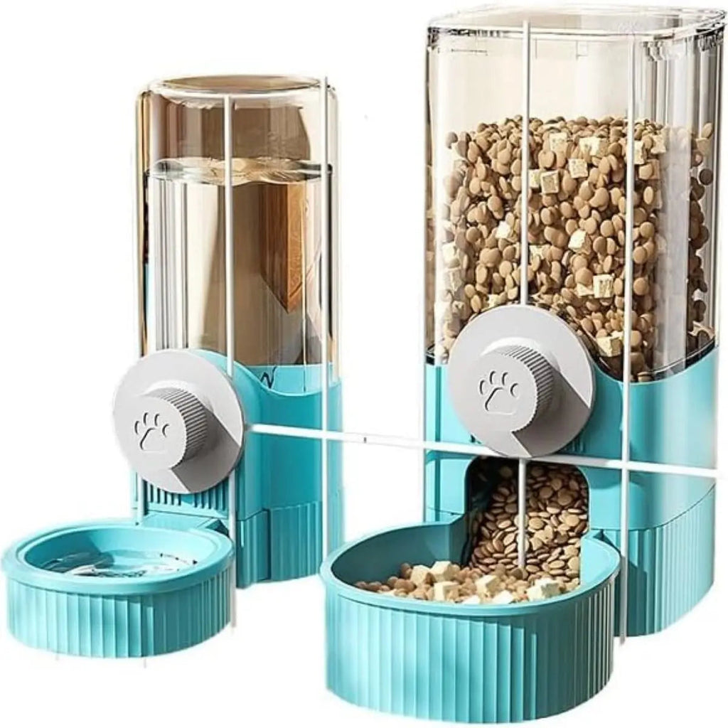kit comedero y bebedero automatique pour jaula Mitzon avec distributeur de nourriture et d'eau