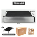Cama elevada para perro grande color negro