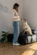 Woolen Dog Vest - Pink