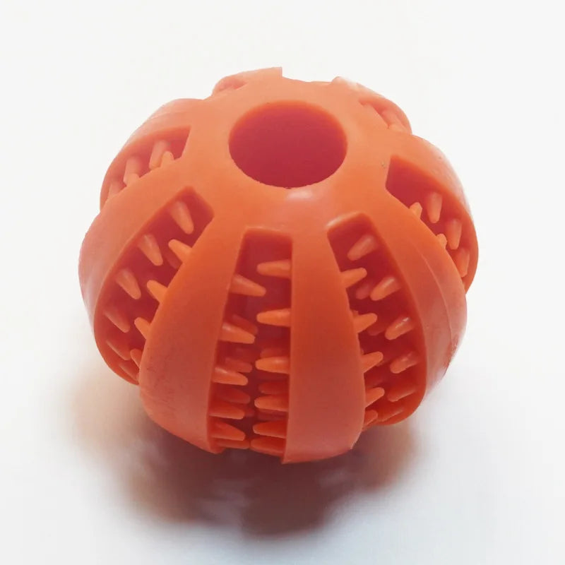 pelota dispensadora de premios para perro de caucho Mitzon, idéale pour divertir et récompenser votre animal.