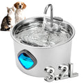Fuente de agua para perro de acero inoxidable 3.2 L MITZON