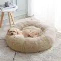 Cama suave de felpa para gatos y perros MITZON - cojín cálido y acogedor