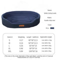 Cama sofá impermeable para perro, color bleu, en tissu Oxford 600D, design confortable avec dimensions et poids.