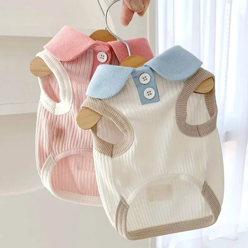Polo de verano para perros pequeños MITZON - ropa fresca y elegante