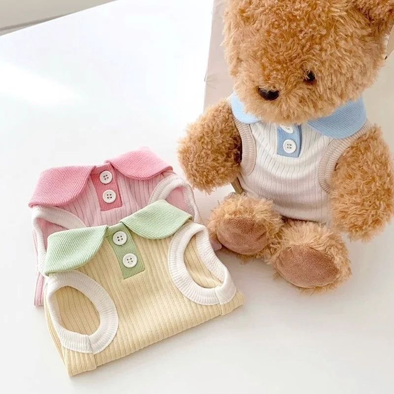 Polo de verano para perros pequeños MITZON - ropa fresca y elegante