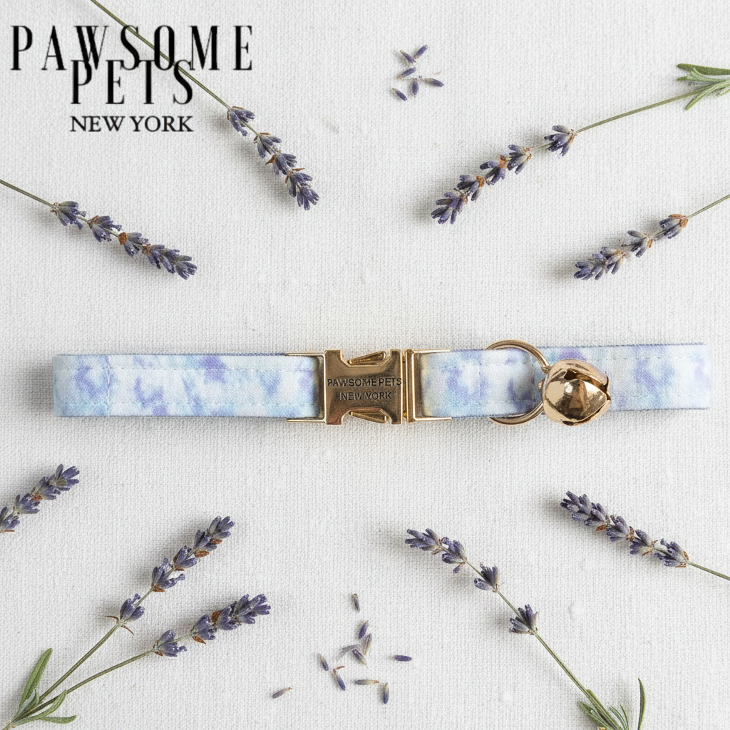 COLLAR PARA PERRO Y GATO PEQUEÑO - AZUL HOLANDÉS
