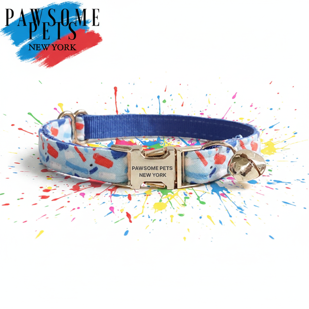 COLLAR PARA PERROS Y GATOS PEQUEÑOS - AZUL ÍNDIGO
