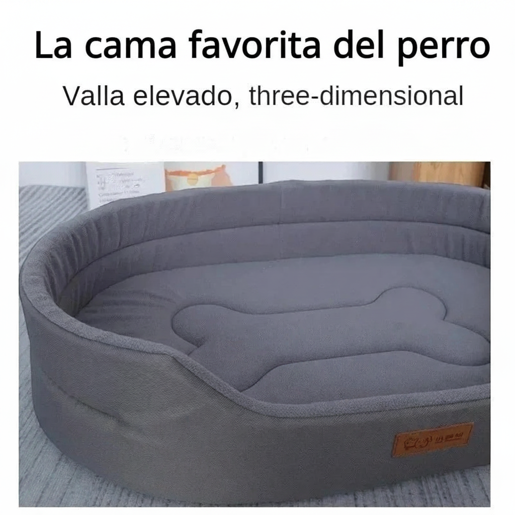 Cama sofá impermeable para perro antiácaros de Mitzon, diseño cómodo y elegante, ideal para el descanso de tu mascota.