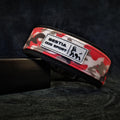 Collar Bestia Sport Red Camo para perros - estampado camuflaje rojo resistente y llamativo - MITZON