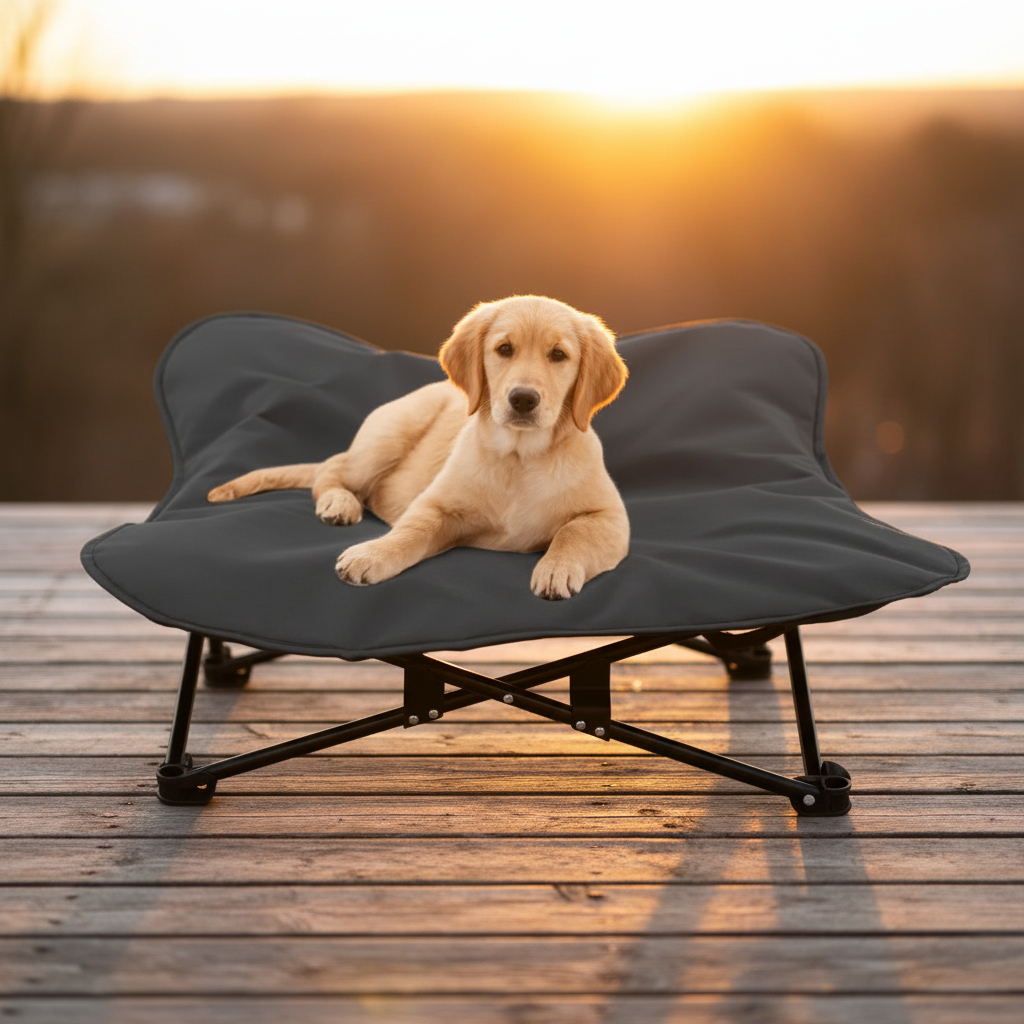 Cama Elevada Portátil para Perros