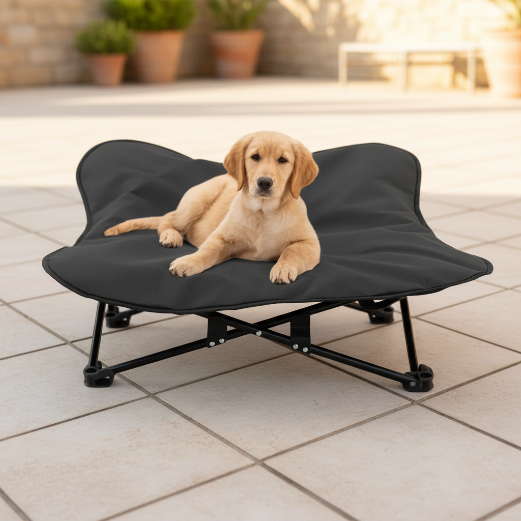 Cama Elevada Portátil para Perros