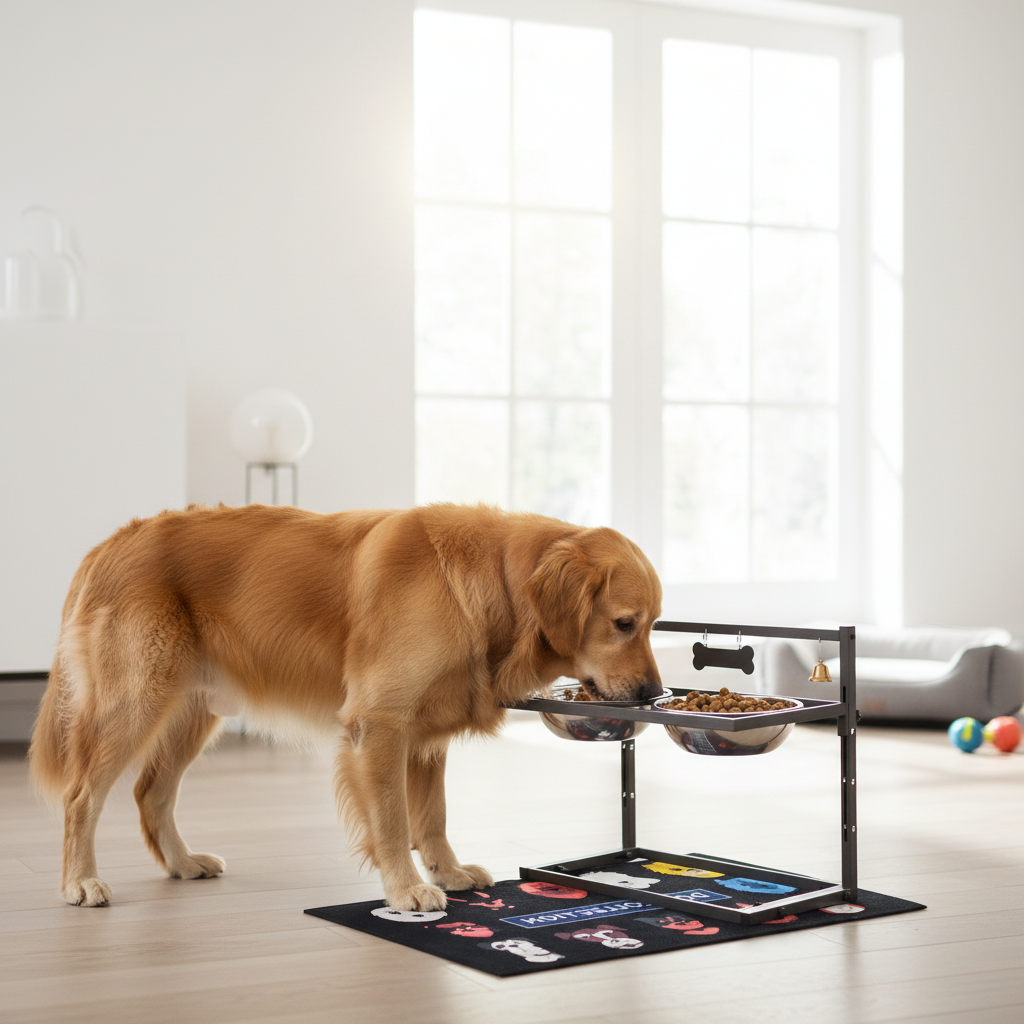 Comederos elevados para perros grandes