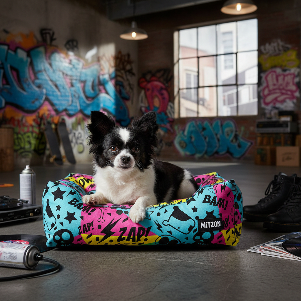 Cama para perro Grafiti