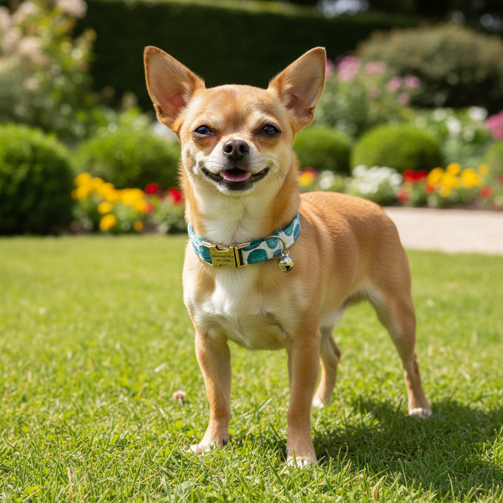 COLLAR PEQUEÑO PARA PERROS Y GATOS - AZUL LUNA