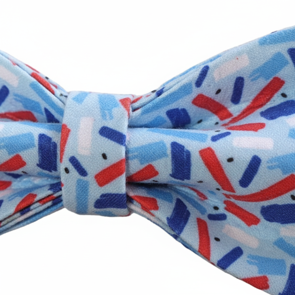 CORBATA DE MOÑO - AZUL CIELO