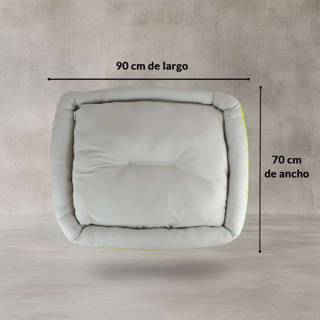 Cama para perro antiderrapante acolchada 70x90 de Mitzon, superficie cómoda para dormir.