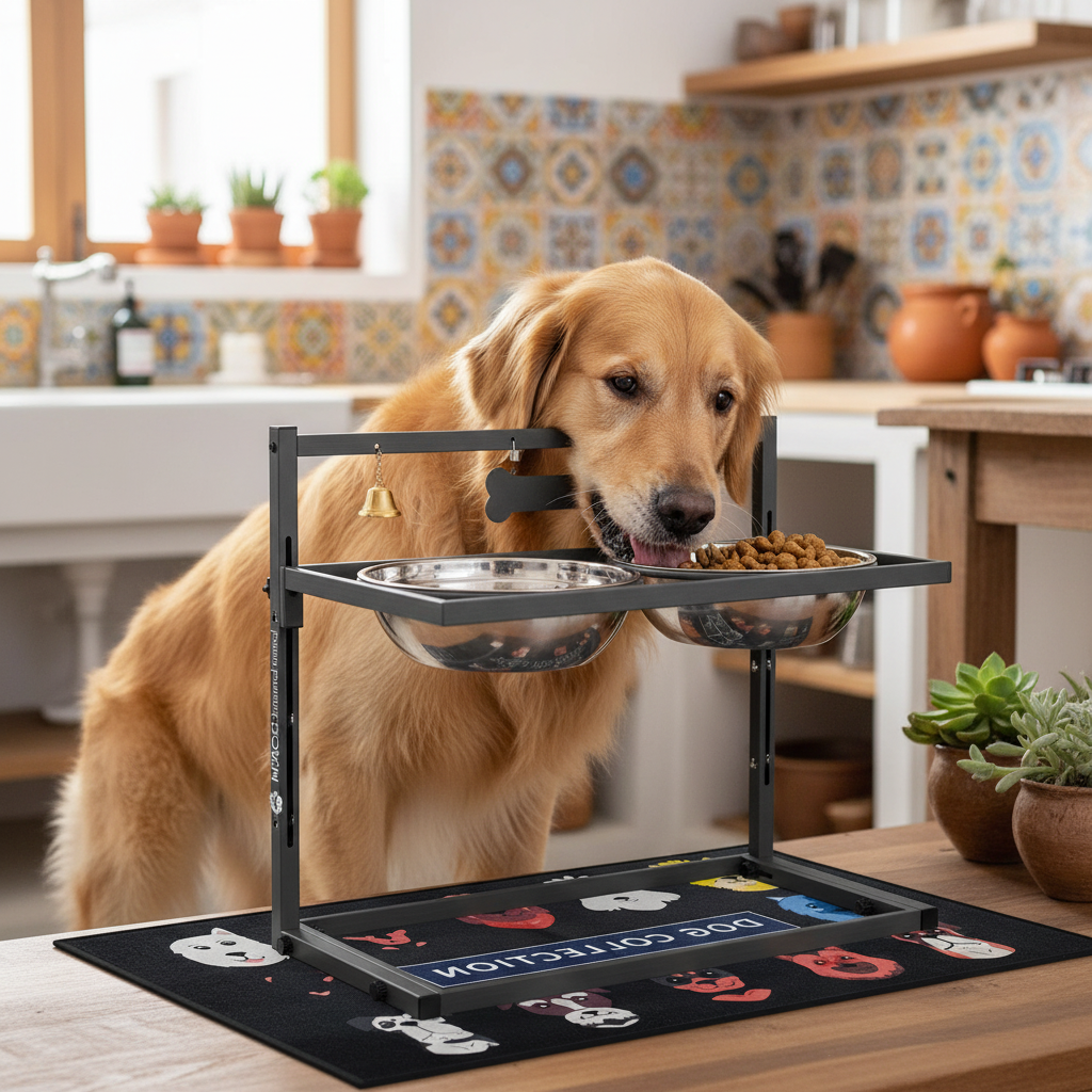Comederos elevados para perros grandes