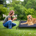 Cama elevada XL para perros grandes MITZON - uso interior y exterior