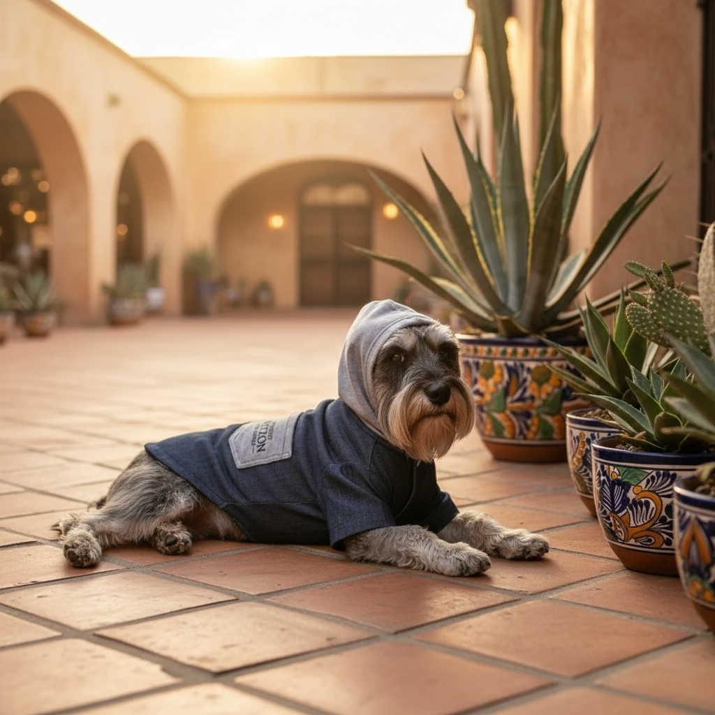Sudadera con capucha de denim exclusiva MITZON
