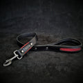 Correa Red Dragon para perros - diseño audaz rojo y negro - MITZON