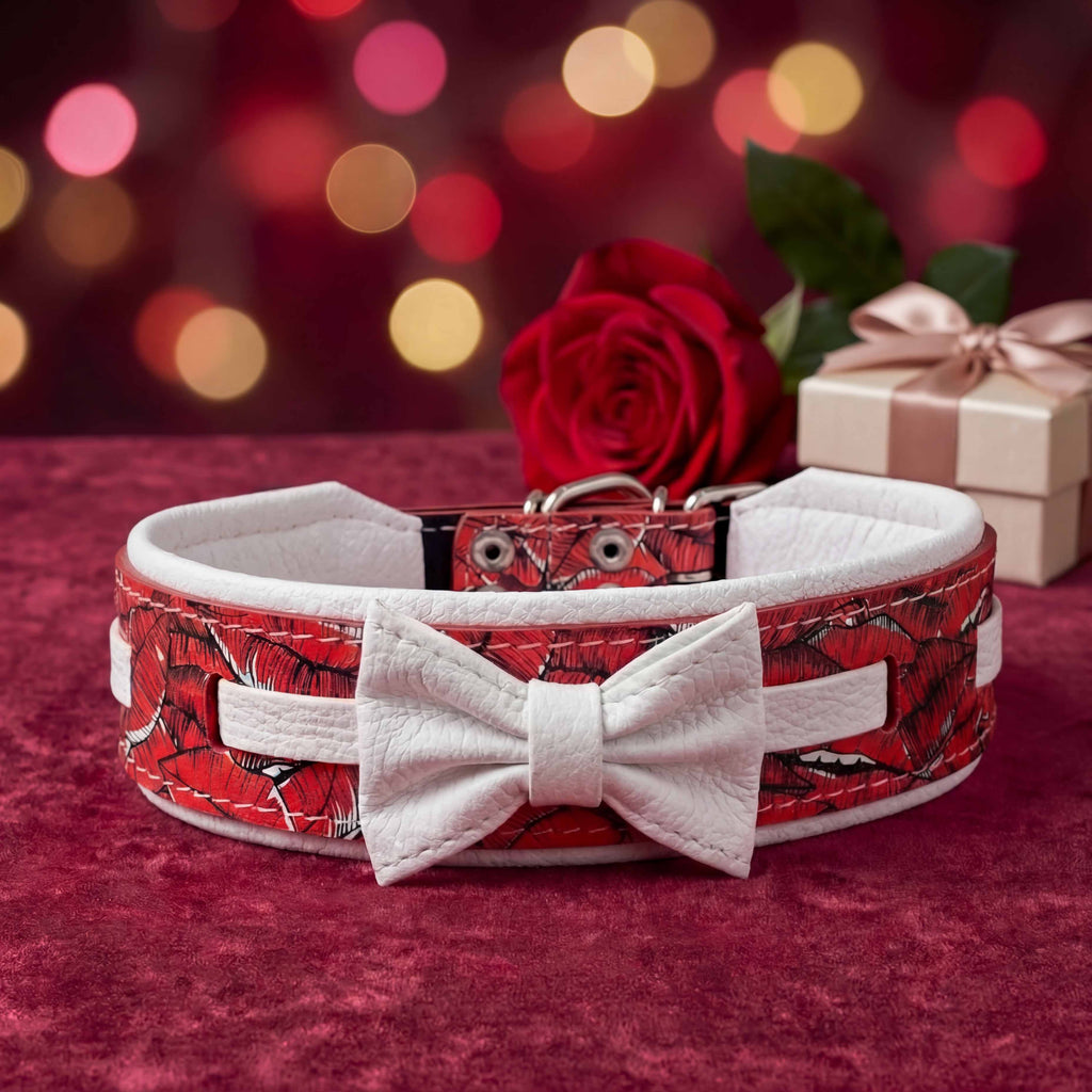 Collar Valentine's Day MITZON edición limitada - accesorio romántico único para perros